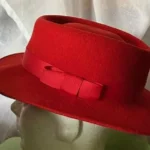 Thumbnail for Red felt hat / VINTAGE