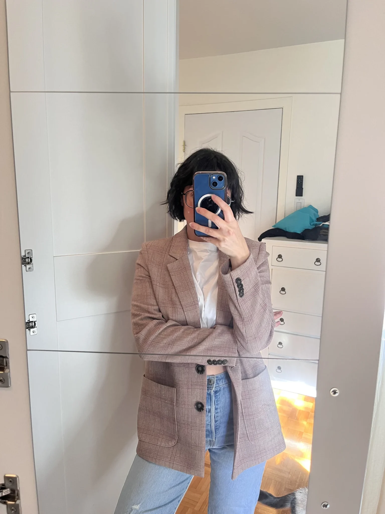 Image for Frank and Oak checked jacket