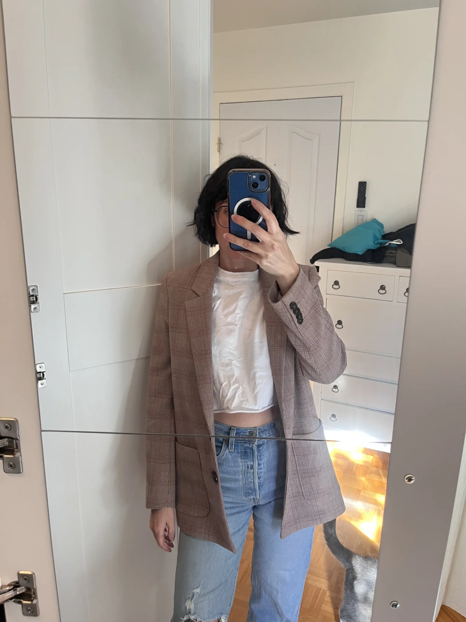Image for Frank and Oak checked jacket
