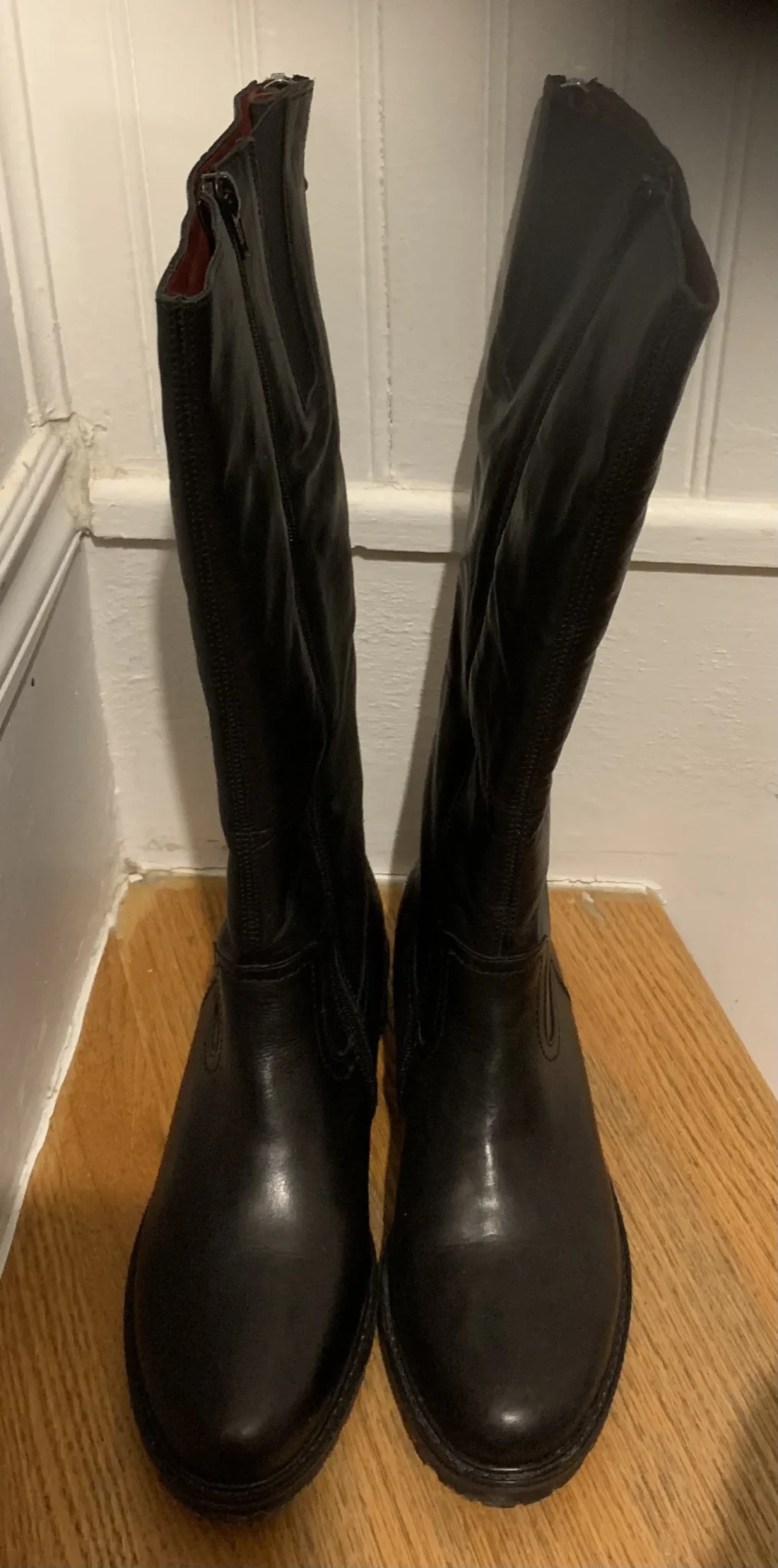 Image for Bottes hautes en cuir véritable Remonte (taille 40 / 8.5-9) – Très bon état