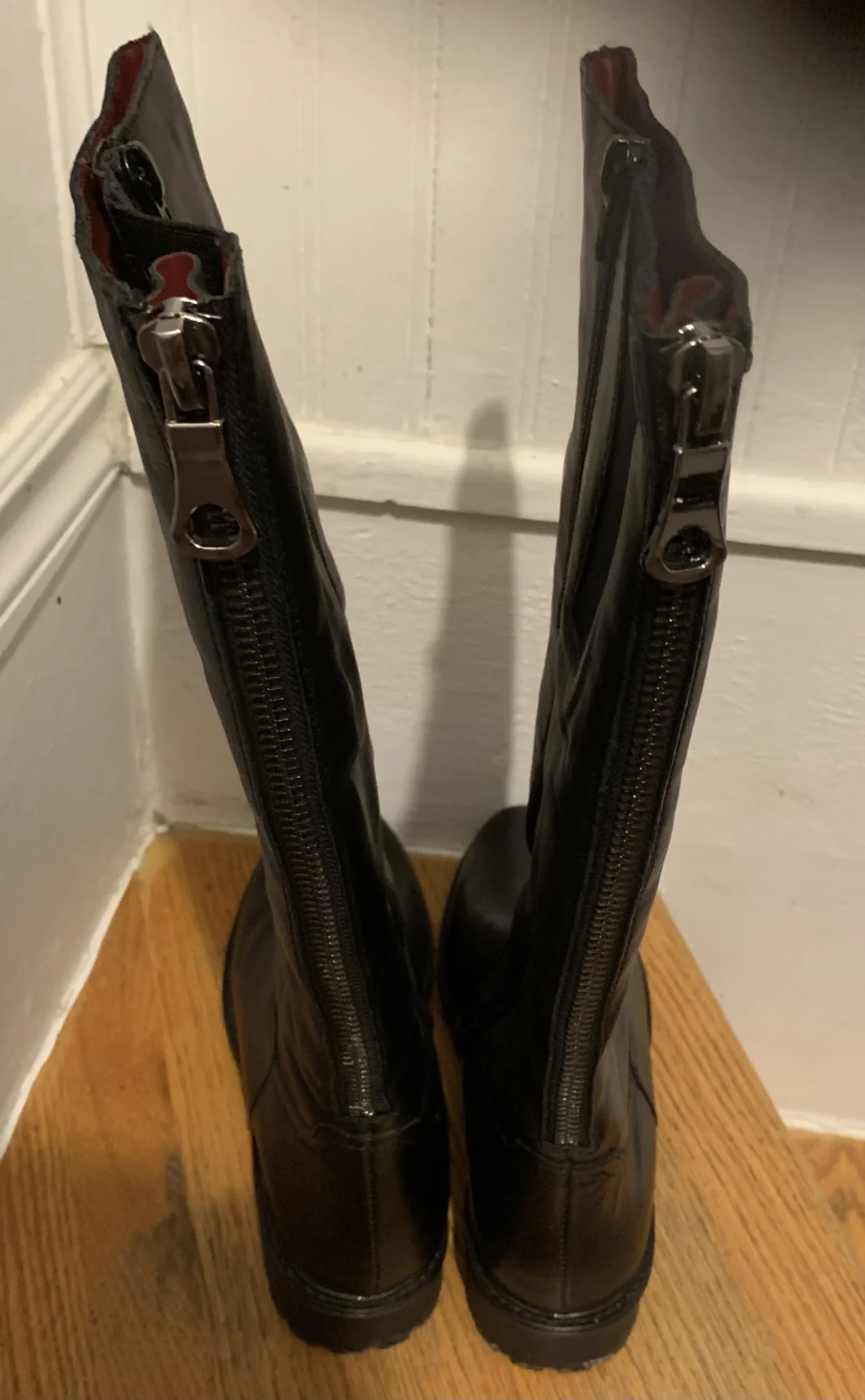 Image for Bottes hautes en cuir véritable Remonte (taille 40 / 8.5-9) – Très bon état