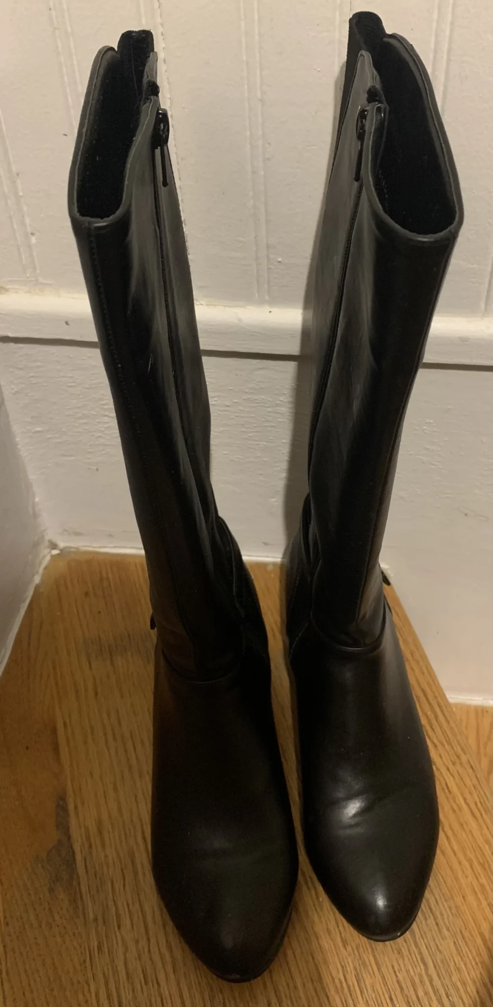 Image for Bottes cavalières montantes noires avec boîte d'origine – Pointure 39