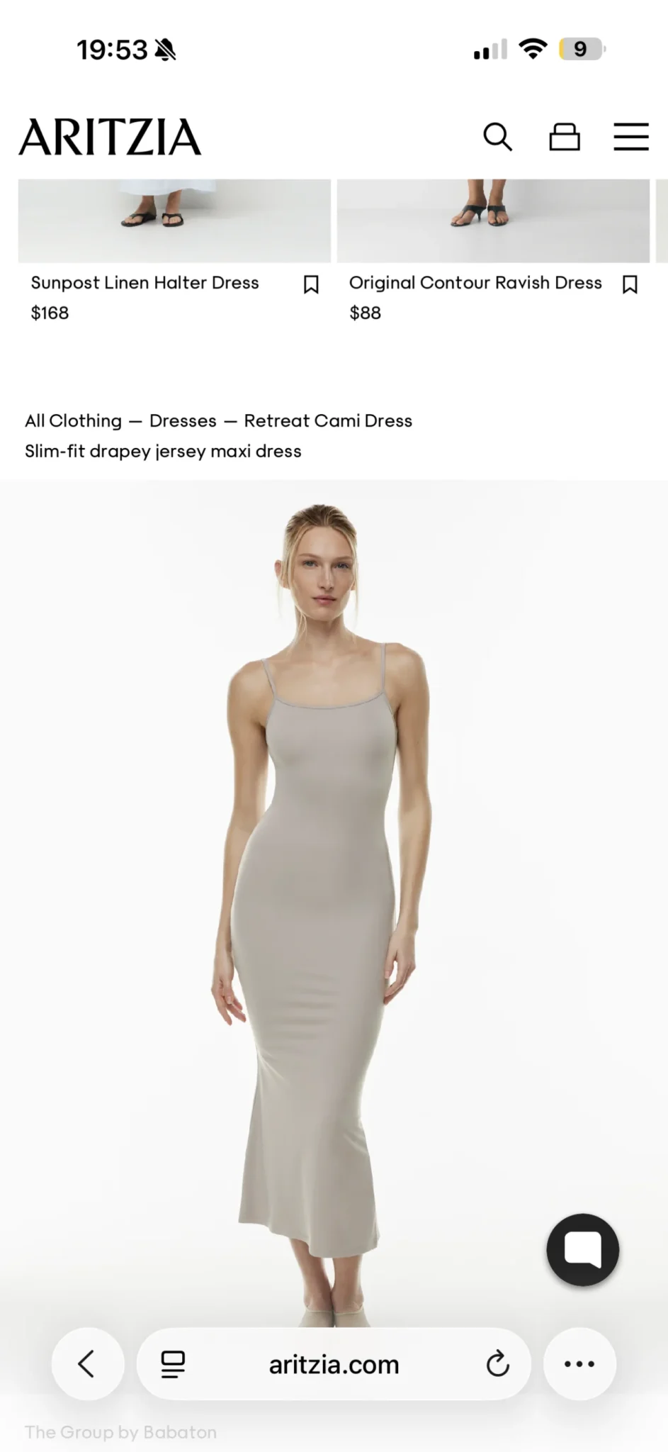 Image for Robe Babaton Aritzia