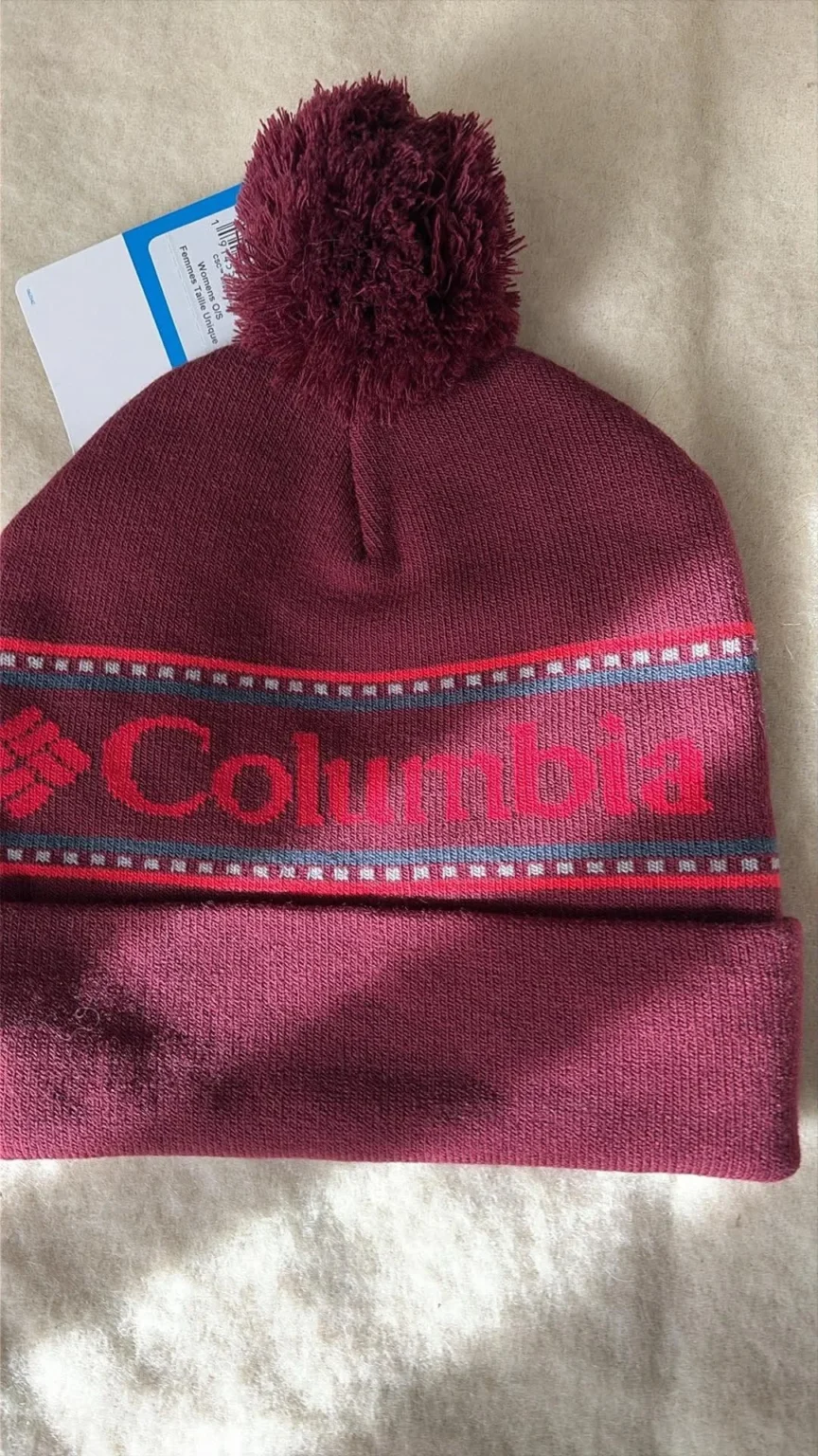 Image for Bonnet/Tuque Columbia  couleur bordeaux