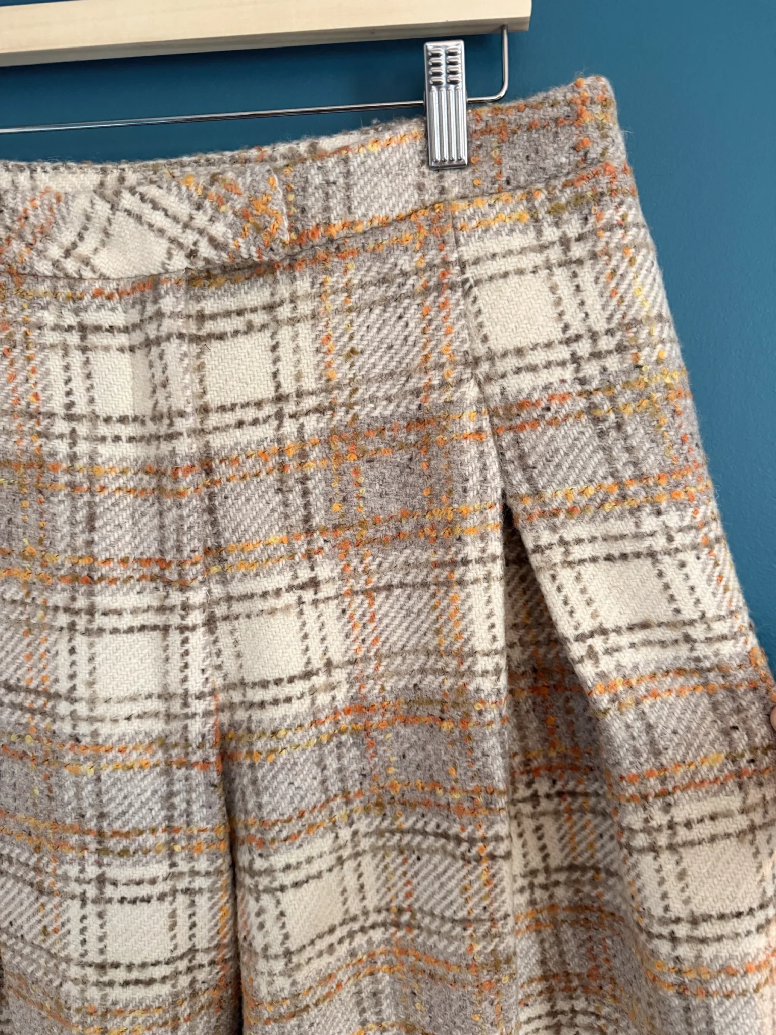 Image for Pantalon jambes large Italien 70% laine, 30% mélange polyester acetate