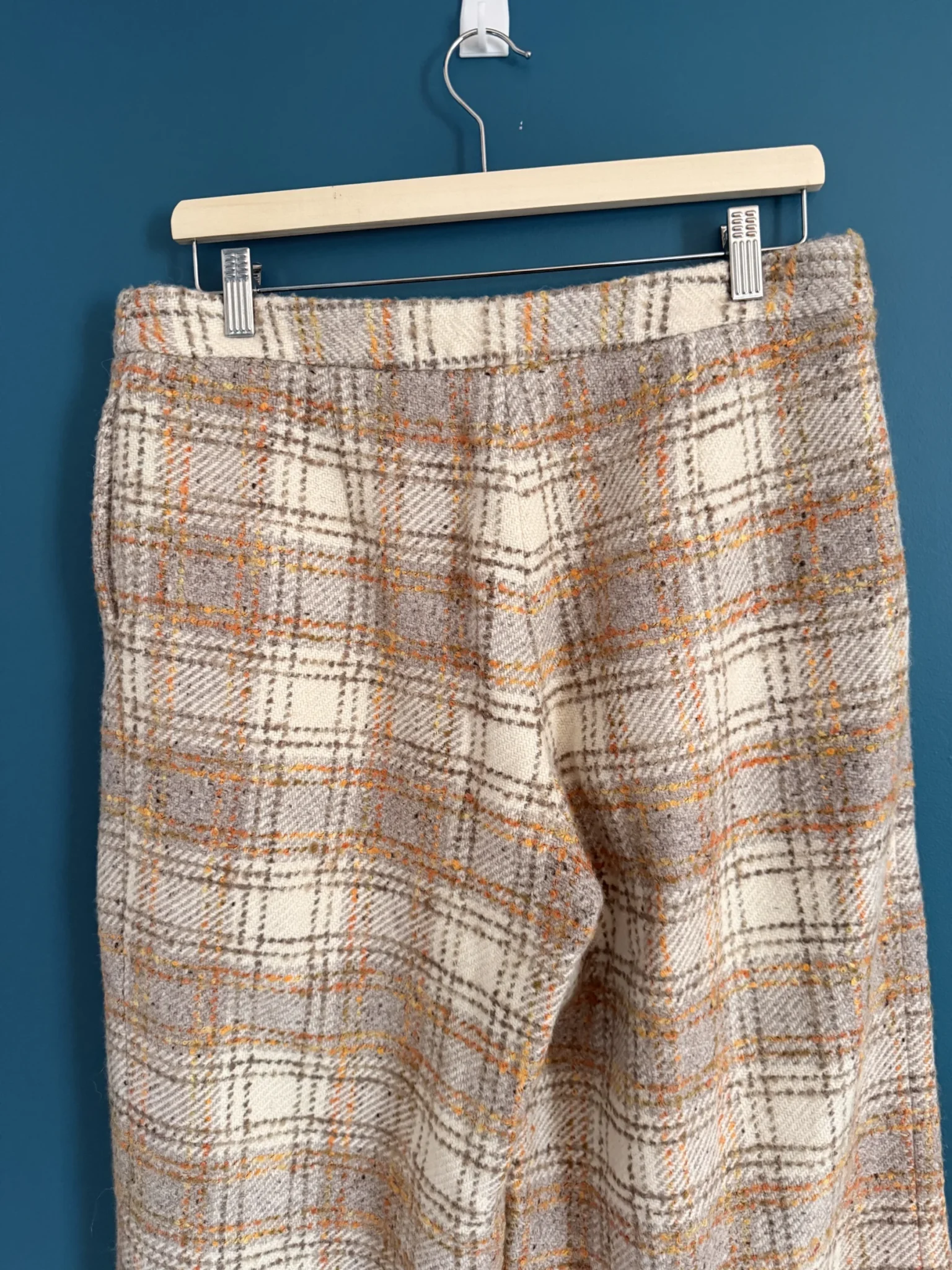 Image for Pantalon jambes large Italien 70% laine, 30% mélange polyester acetate