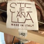 Thumbnail for Pantalon jambes large Italien 70% laine, 30% mélange polyester acetate