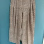 Featured thumbnail for Wide-leg 3/4-length Prince of Wales trousers, 26-inch inside leg