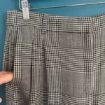 Thumbnail for Wide-leg 3/4-length Prince of Wales trousers, 26-inch inside leg
