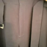 Thumbnail for Pantalon habillé bleu marin poches cargo sur le côté, ceinture . Taille haute