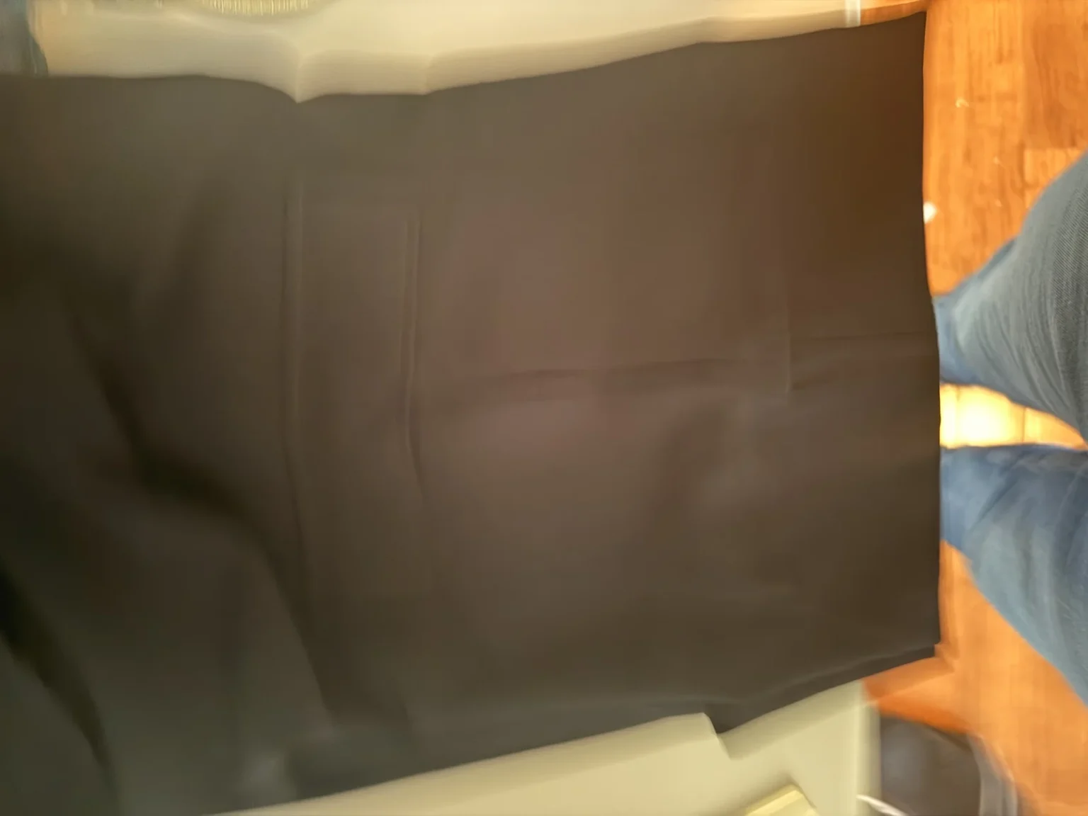 Image for Pantalon habillé bleu marin poches cargo sur le côté, ceinture . Taille haute