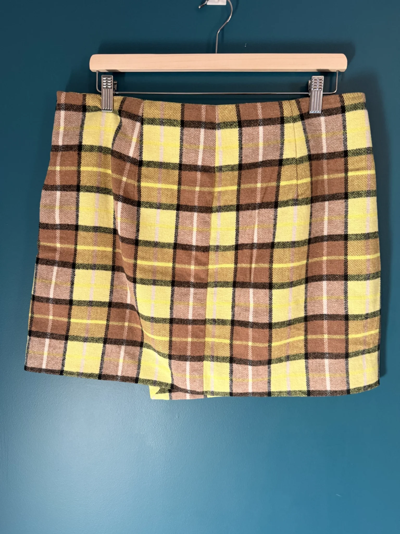 Image for Jupe courte faux porte feuille entièrement doublé