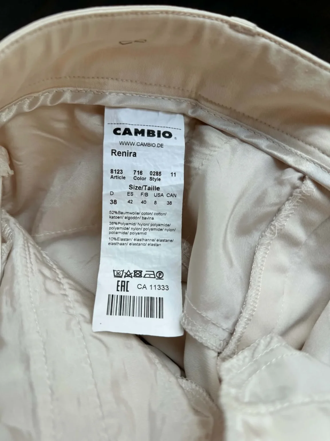 Image for Pantalon Cambio - Taille 38