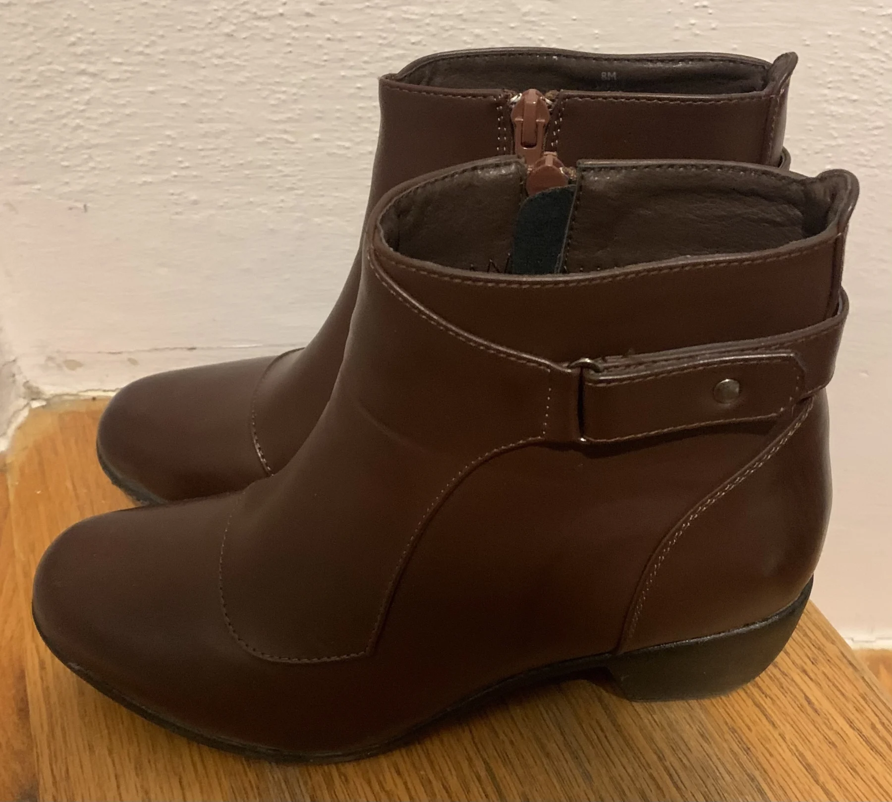 Bottines Marron Chocolat Alia « Gigi » – Taille 8M *Autre seconde main
