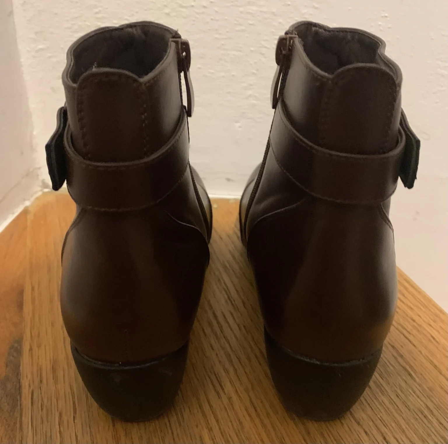 Image for Bottines Marron Chocolat Alia « Gigi » – Taille 8M