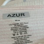 Thumbnail for Ensemble de pyjama doux Azur (Haut et Pantalon) – Taille M