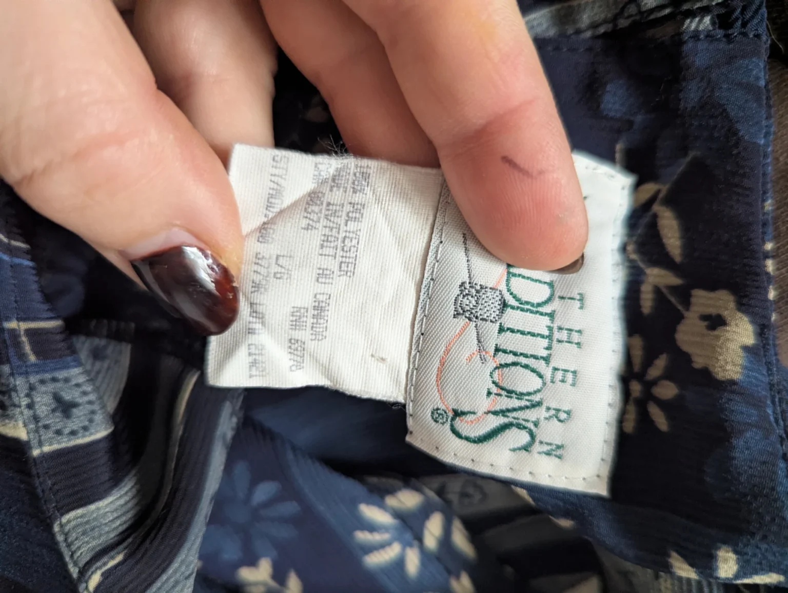 Image for Vintage midi dress made in Canada