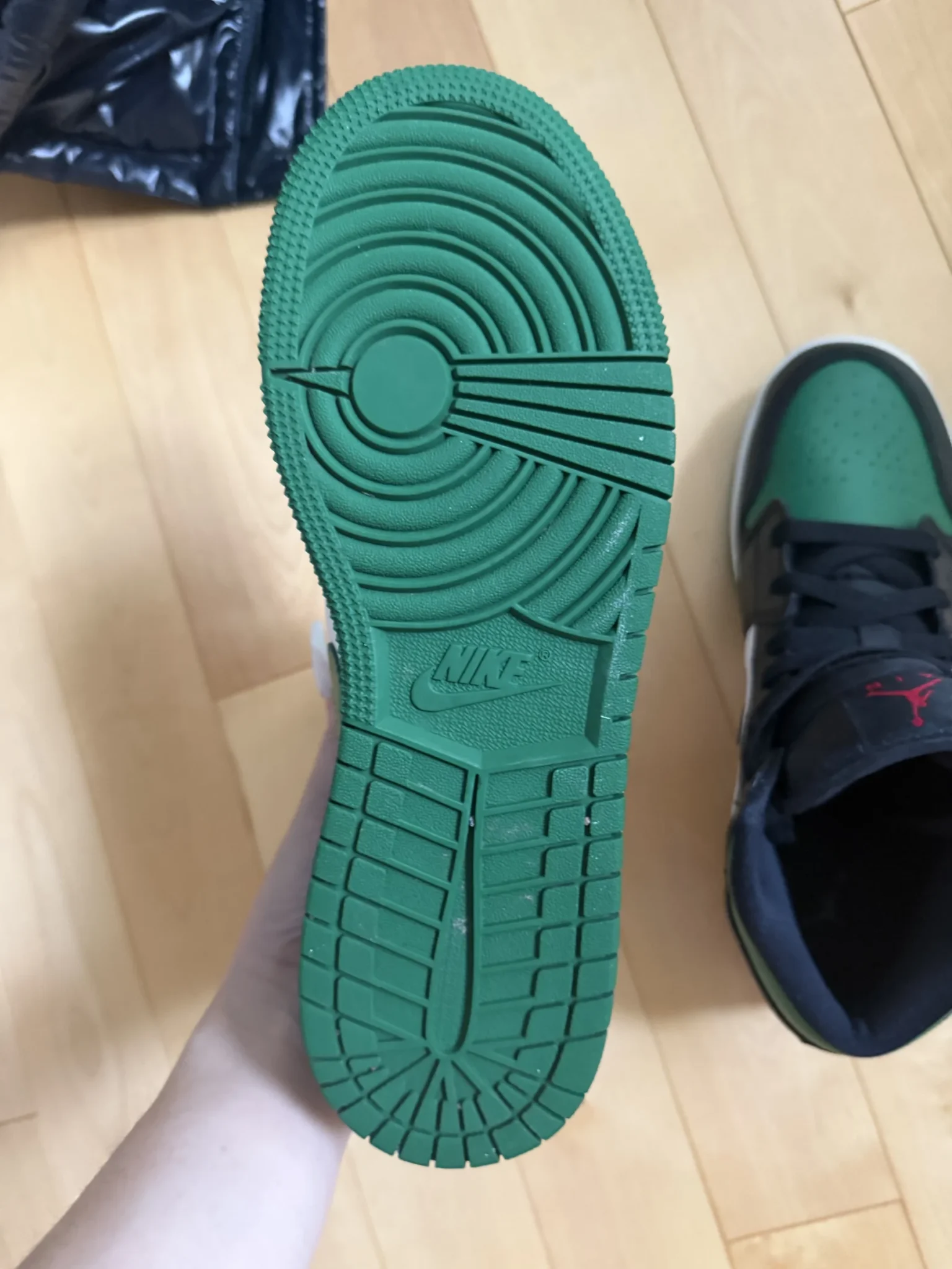 Image for Jordan Mid vert et noir taille 7Y