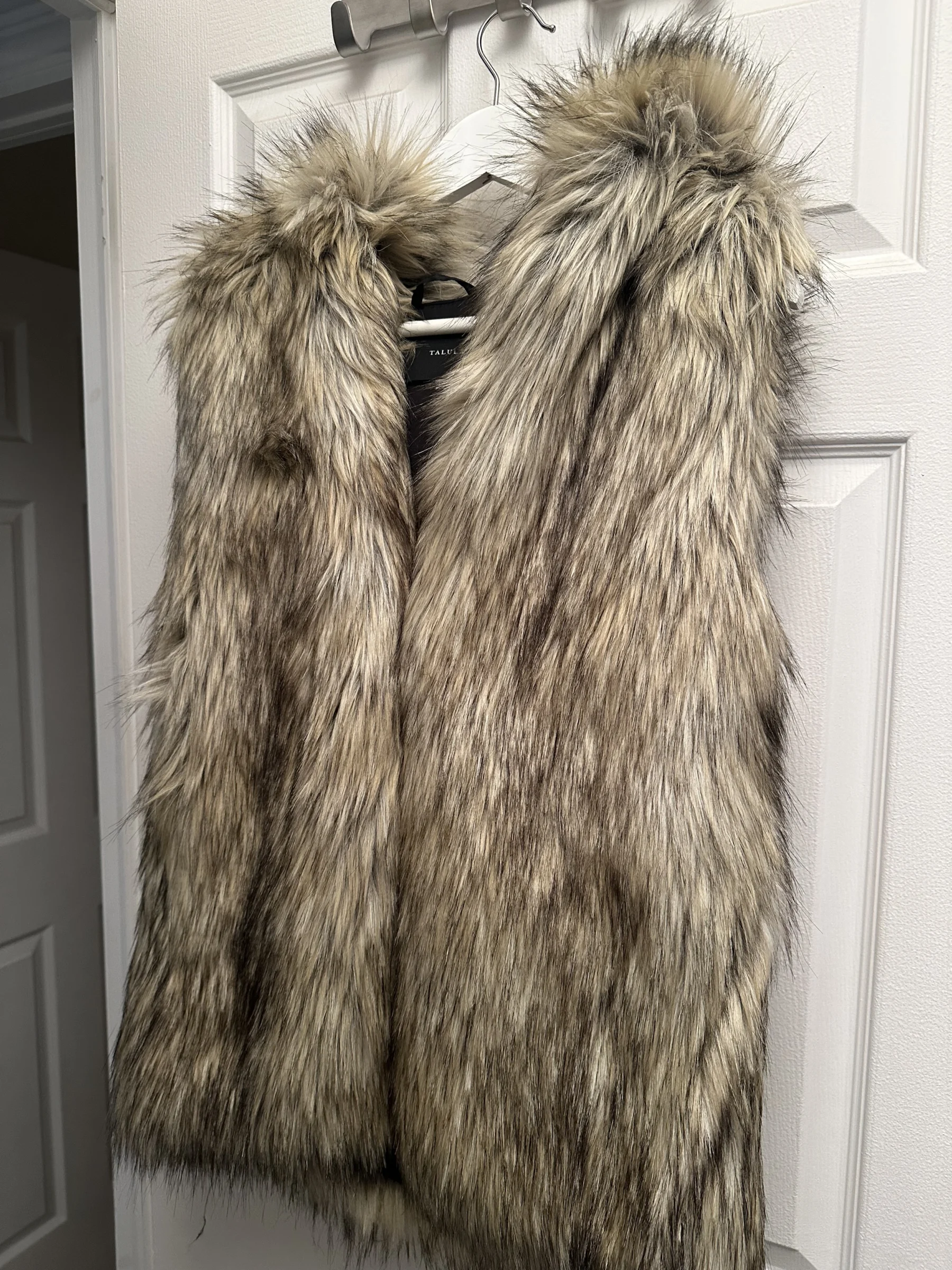 Talula faux fur sleeveless gilet (Aritzia) with a large hood – XXS Aritzia seconde main