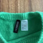 Thumbnail for H&M green fine-knit T-shirt