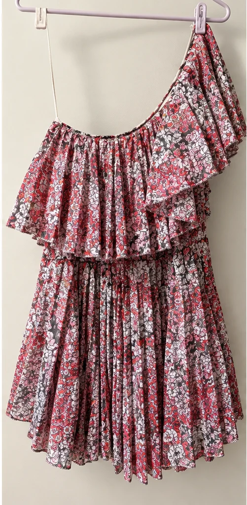 Image for GIAMBATTISTA VALLI x H&M – Asymmetrical floral dress | Exclusive 2019 collection | Size 8