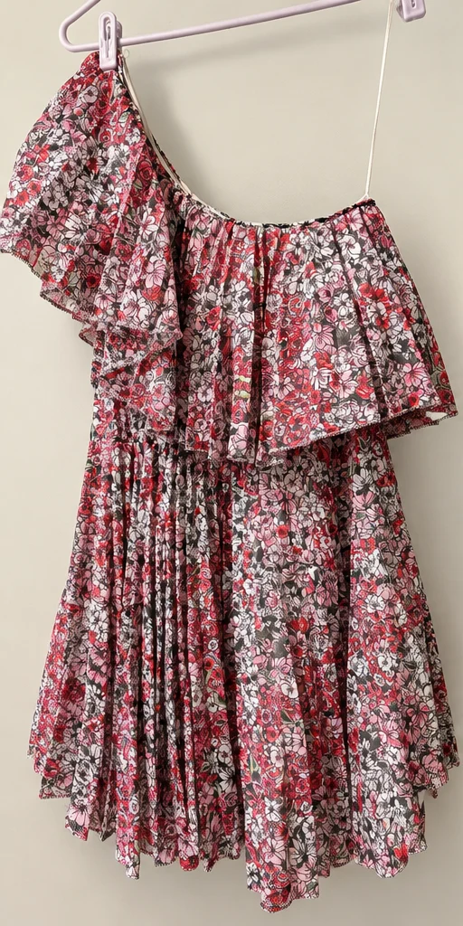 Image for GIAMBATTISTA VALLI x H&M – Asymmetrical floral dress | Exclusive 2019 collection | Size 8