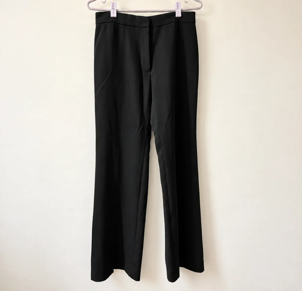 Image for CLUB MONACO – Pantalon noir habillé à jambes longues | Taille 10