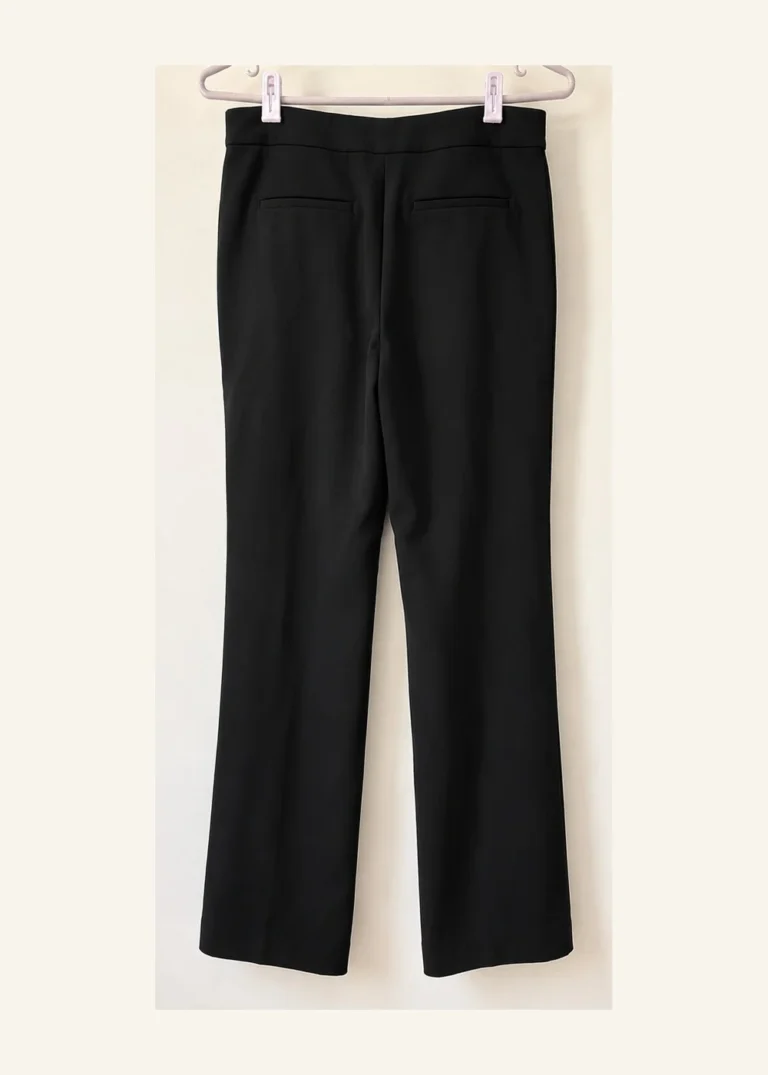 Image for CLUB MONACO – Pantalon noir habillé à jambes longues | Taille 10