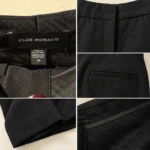 Thumbnail for CLUB MONACO – Pantalon noir habillé à jambes longues | Taille 10