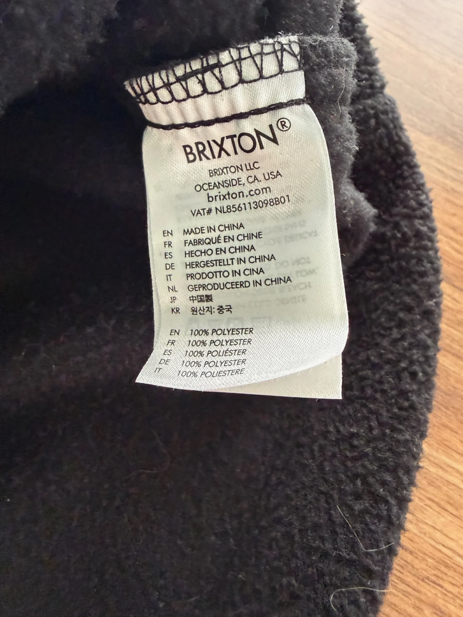 Image for Chemise de polar noir Brixton