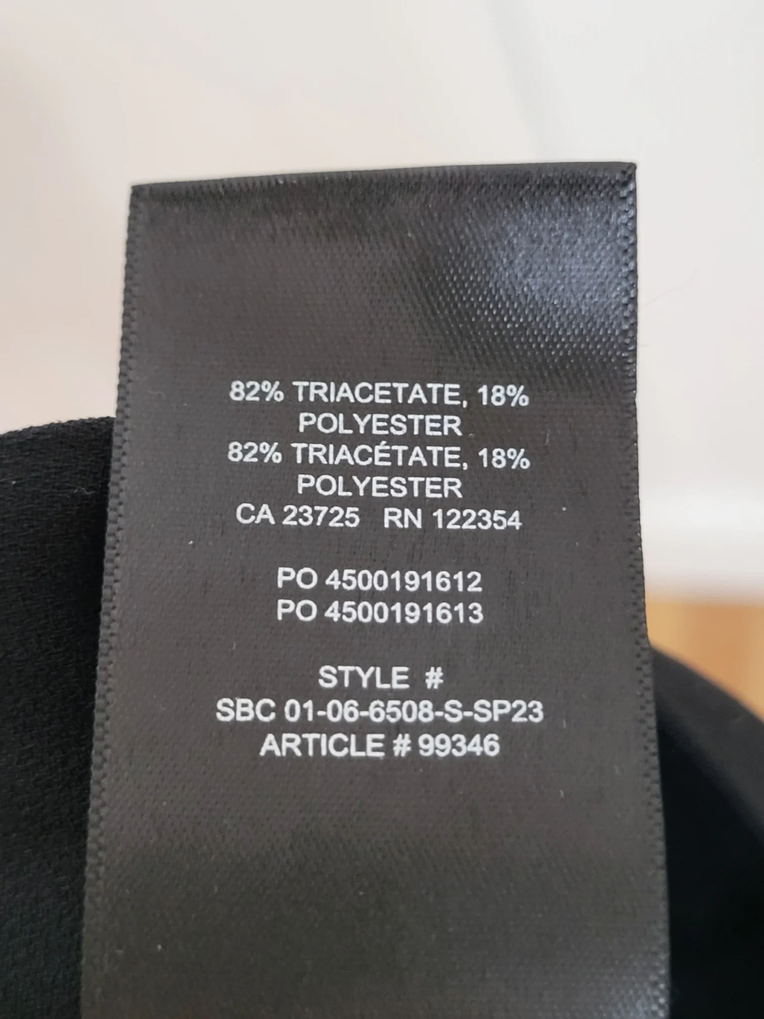 Image for Pantalon Aritzia Conan noir, taille 2