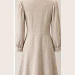 Thumbnail for 'Part Two' dress in cream corduroy – Size 36 (S)
