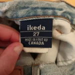 Thumbnail for Jean bleu Ikeda Vintage 100% coton.
