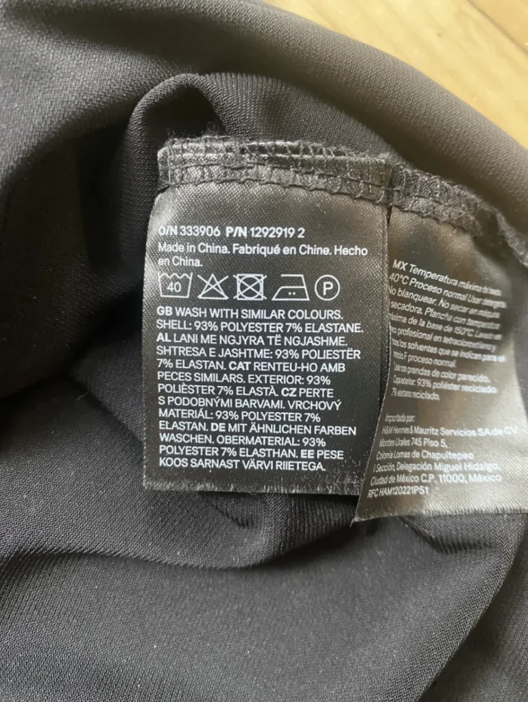 Image for Mini robe noire H&M