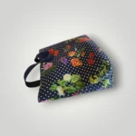 Thumbnail for Sac fourre-tout Oscar de La Renta en toile à motifs floraux et à pois