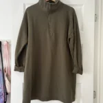 Featured thumbnail for George khaki fleece-lined cotton dress