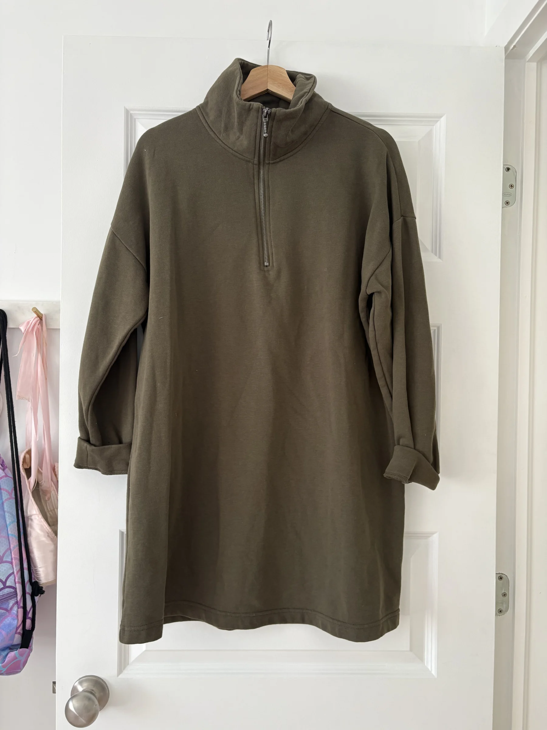 Robe coton ouaté kaki George George seconde main
