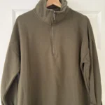 Thumbnail for George khaki fleece-lined cotton dress