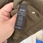 Thumbnail for George khaki fleece-lined cotton dress