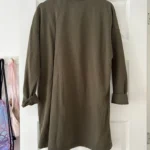 Thumbnail for George khaki fleece-lined cotton dress