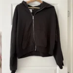Featured thumbnail for Brand-new black H&M fleece jacket