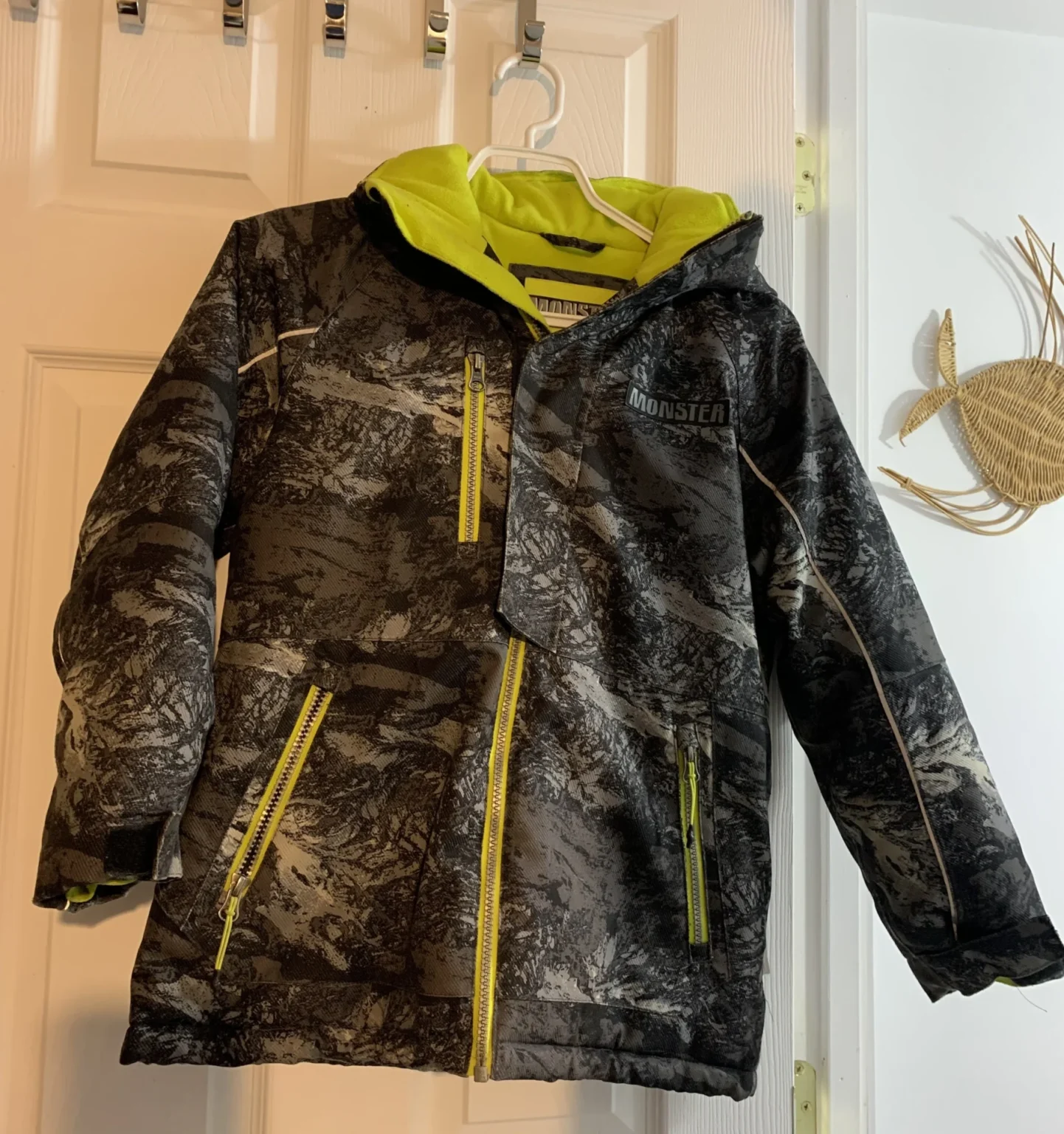 Featured image for Manteau d'hiver / ski Monster – Garçon – Taille 8 ans – Impeccable