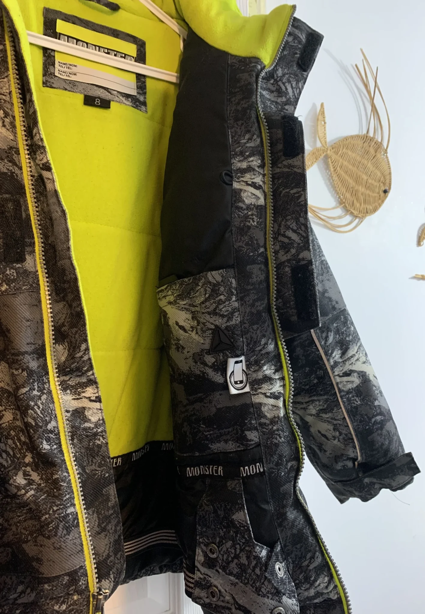 Image for Manteau d'hiver / ski Monster – Garçon – Taille 8 ans – Impeccable