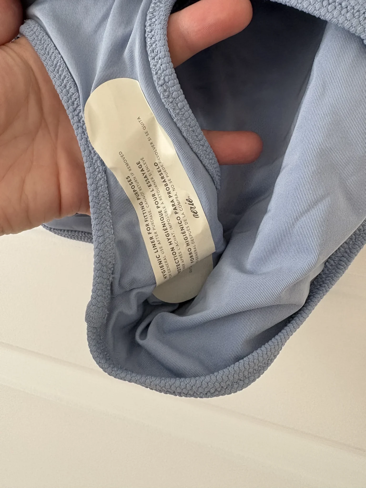 Image for Brand-new pale blue Aerie swimsuit