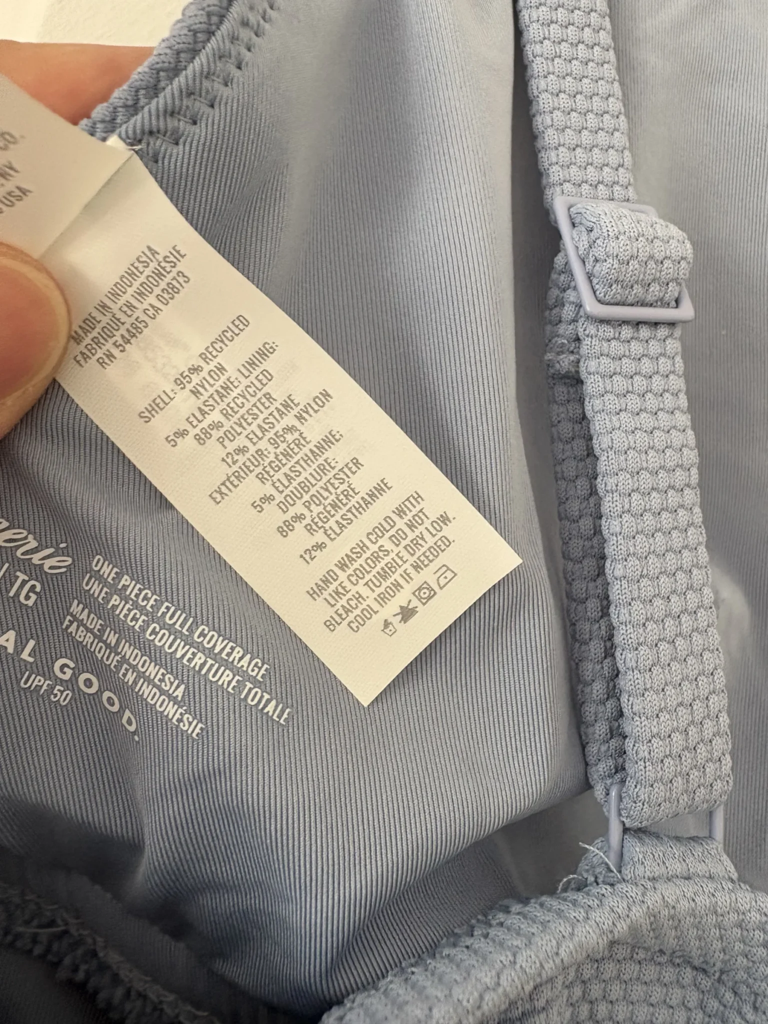 Image for Brand-new pale blue Aerie swimsuit