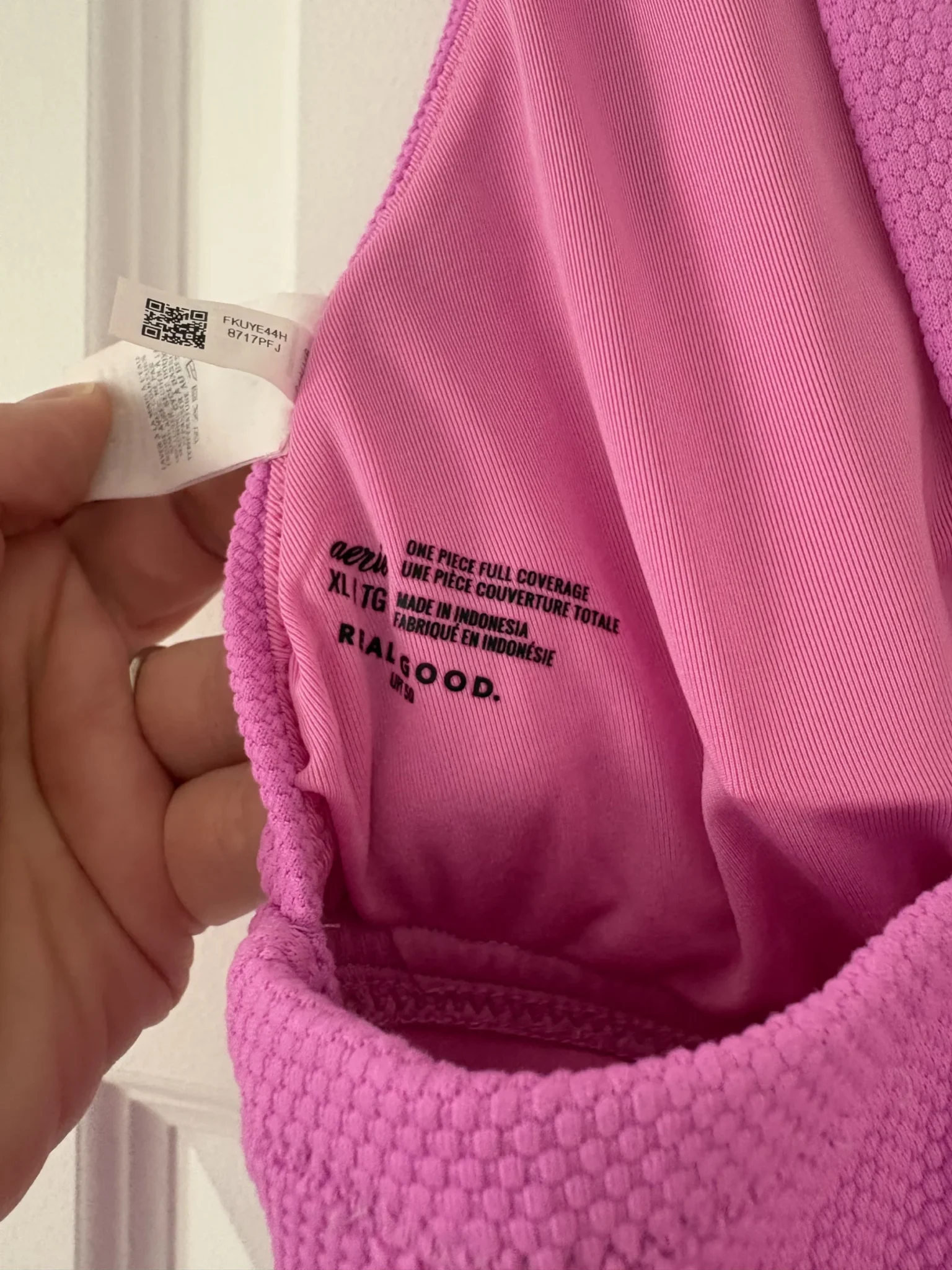 Image for Maillot de bain rose Aerie neuf