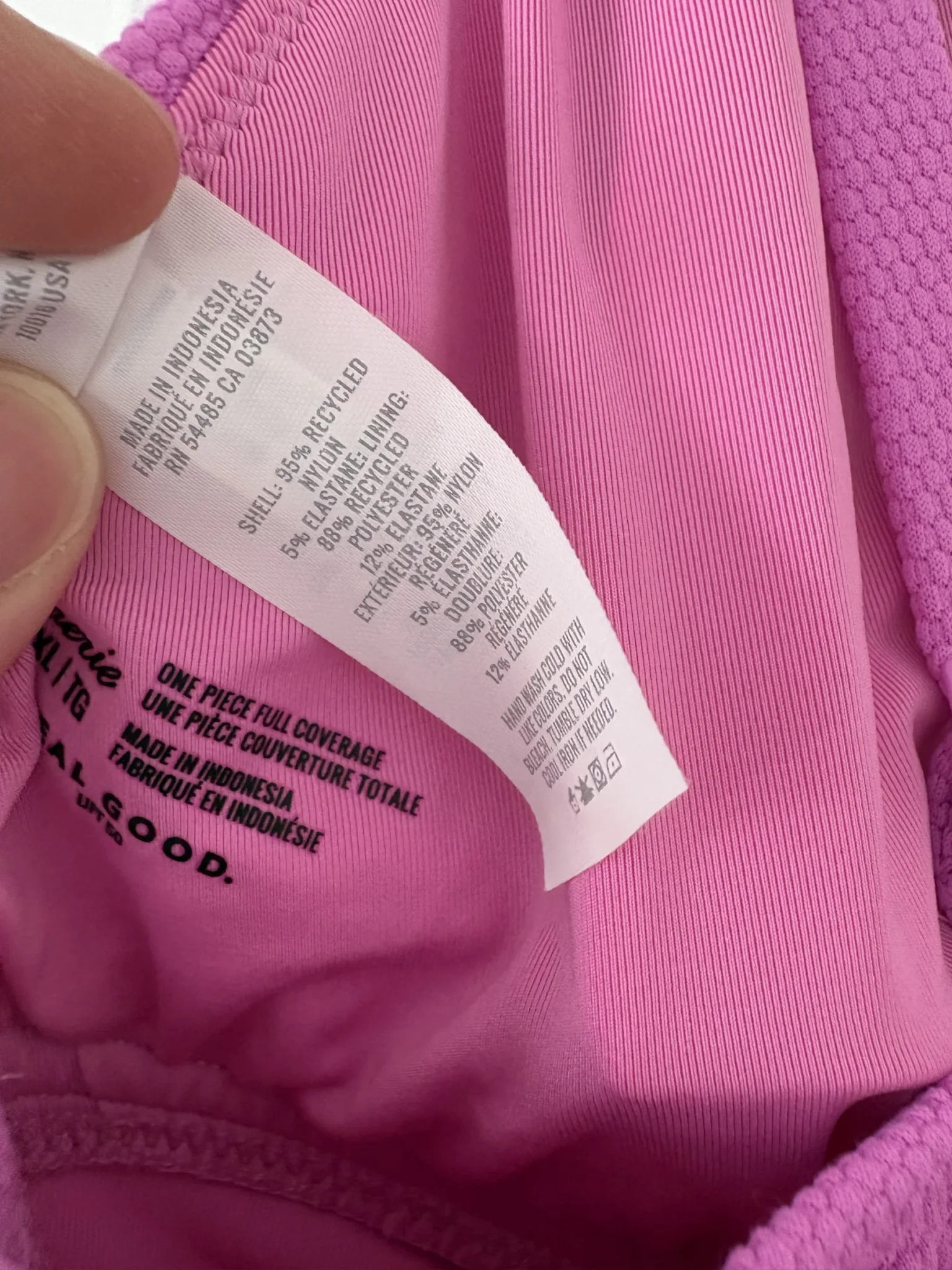 Image for Maillot de bain rose Aerie neuf