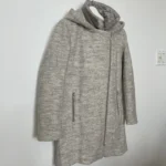 Thumbnail for Manteau Soia & Kyo gris chiné à capuchon – XS