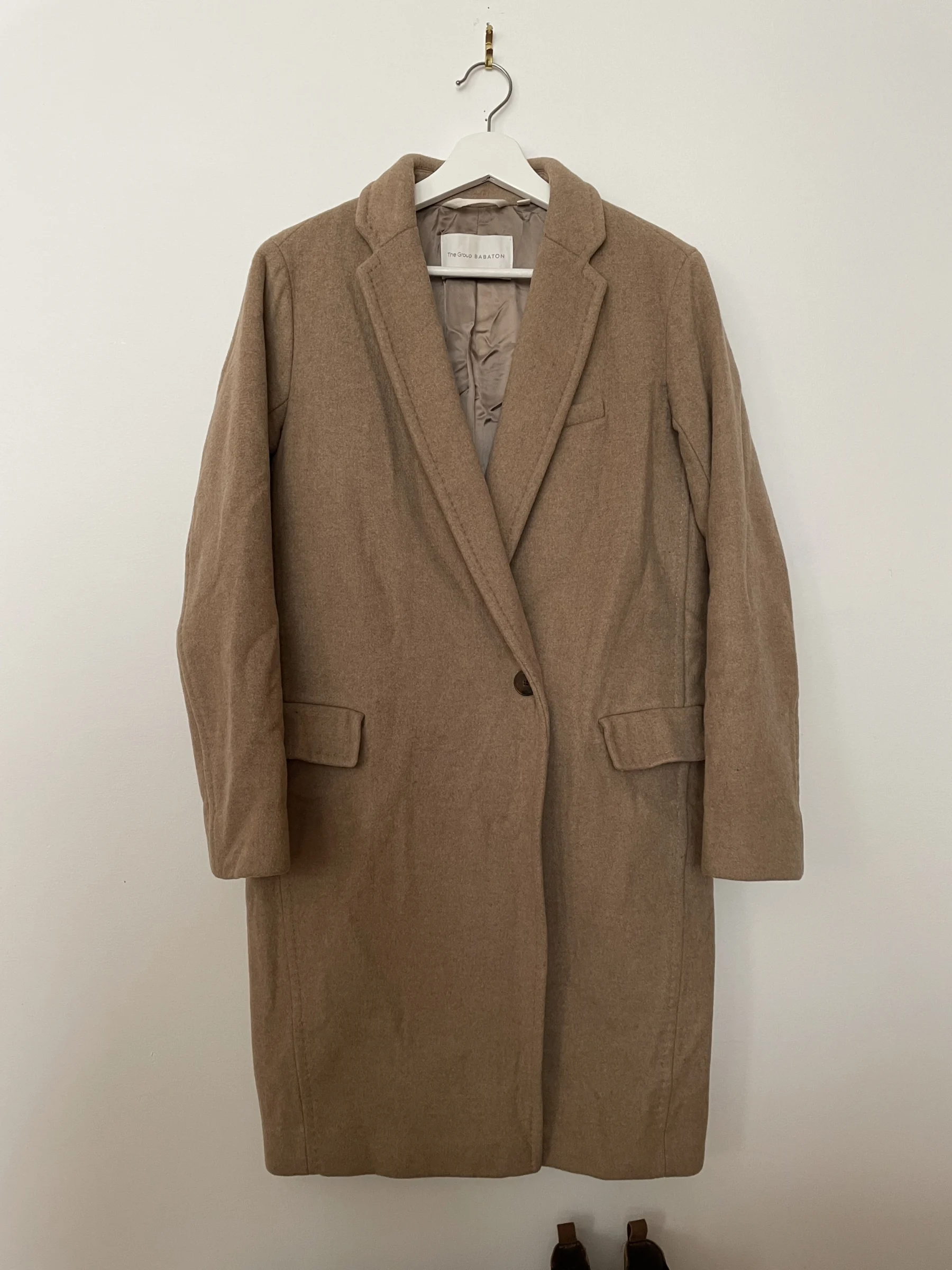 Manteau long Babaton camel xs Aritzia seconde main