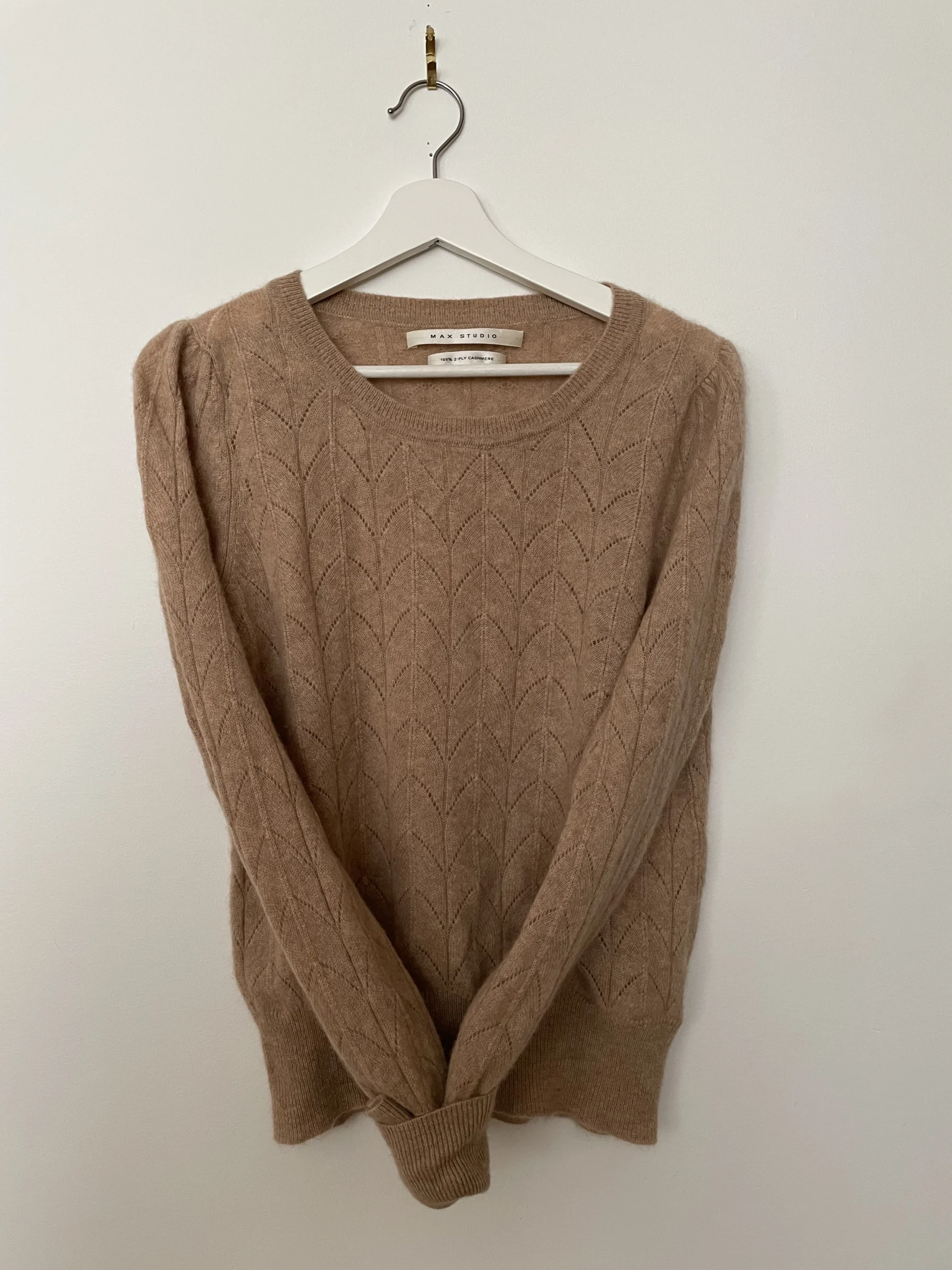 Chandail cachemire camel S *Autre seconde main